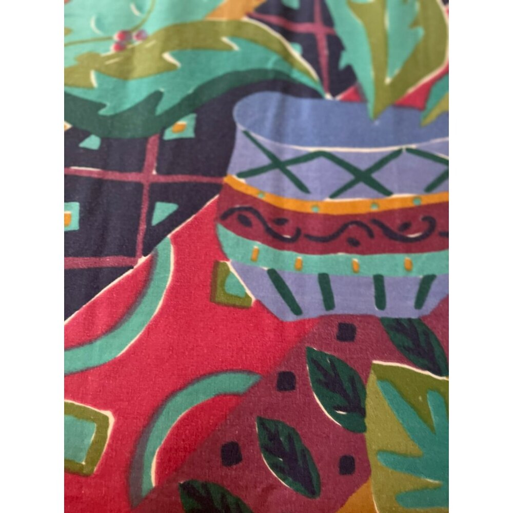 Fitted Full Size Sheet Used Colorful Tropical - Picture 2 of 9
